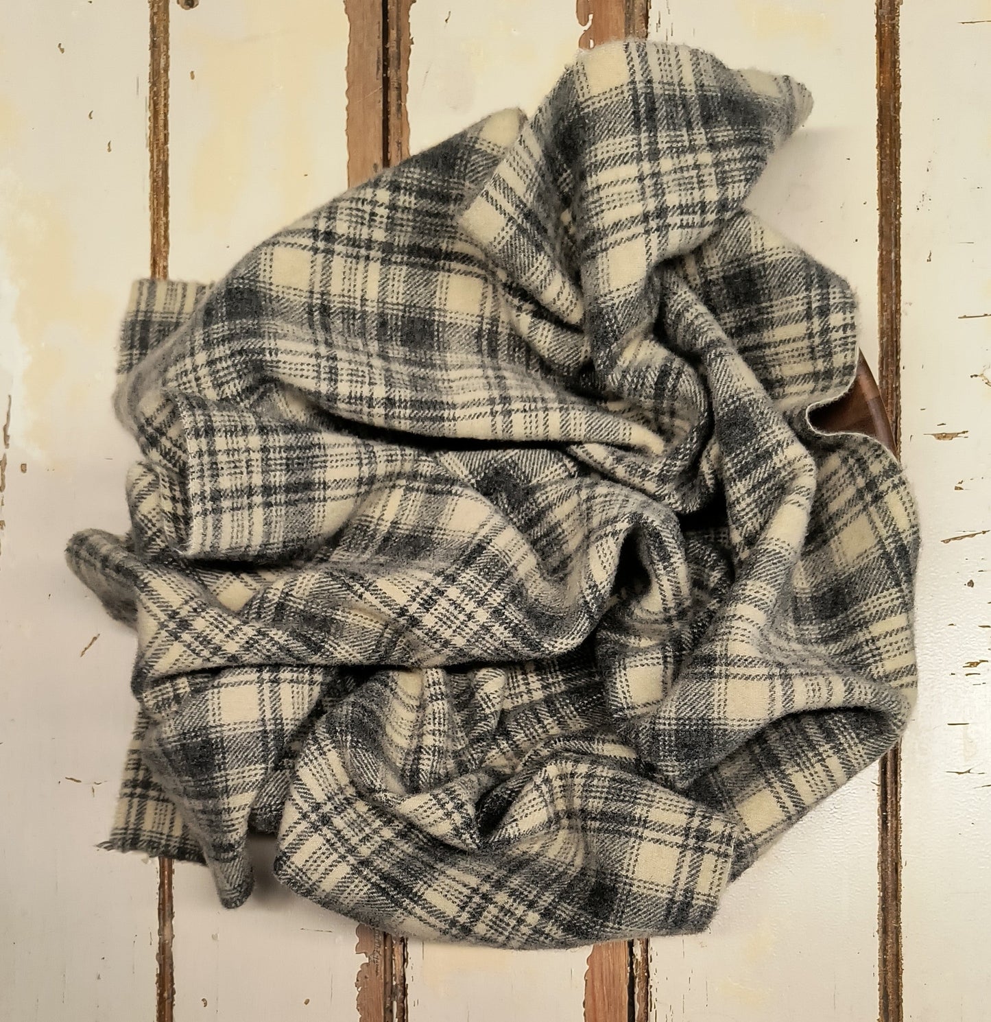 STRAW Hand Dyed Plaid Wool (Medium) (Wholesale)