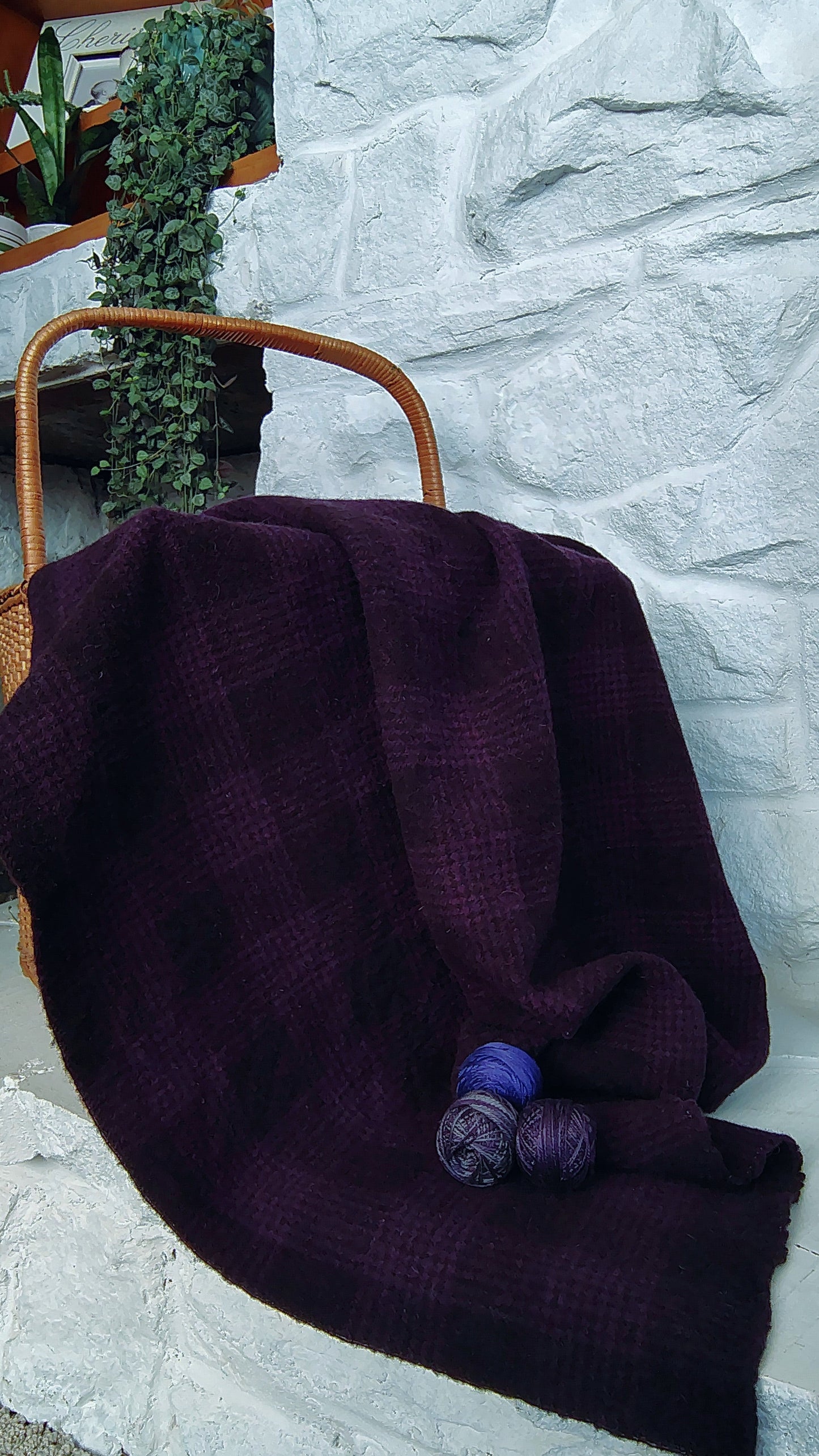 Brilliant Violet Hand Dyed BnP Wool