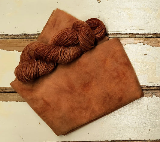 Rusty Pumpkin Hand Dyed Wool Yarn (Wholesale)