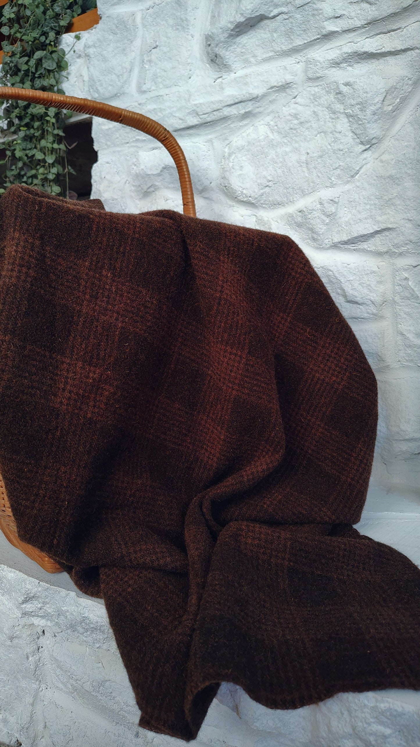 Bright Orange Hand Dyed BnP Wool