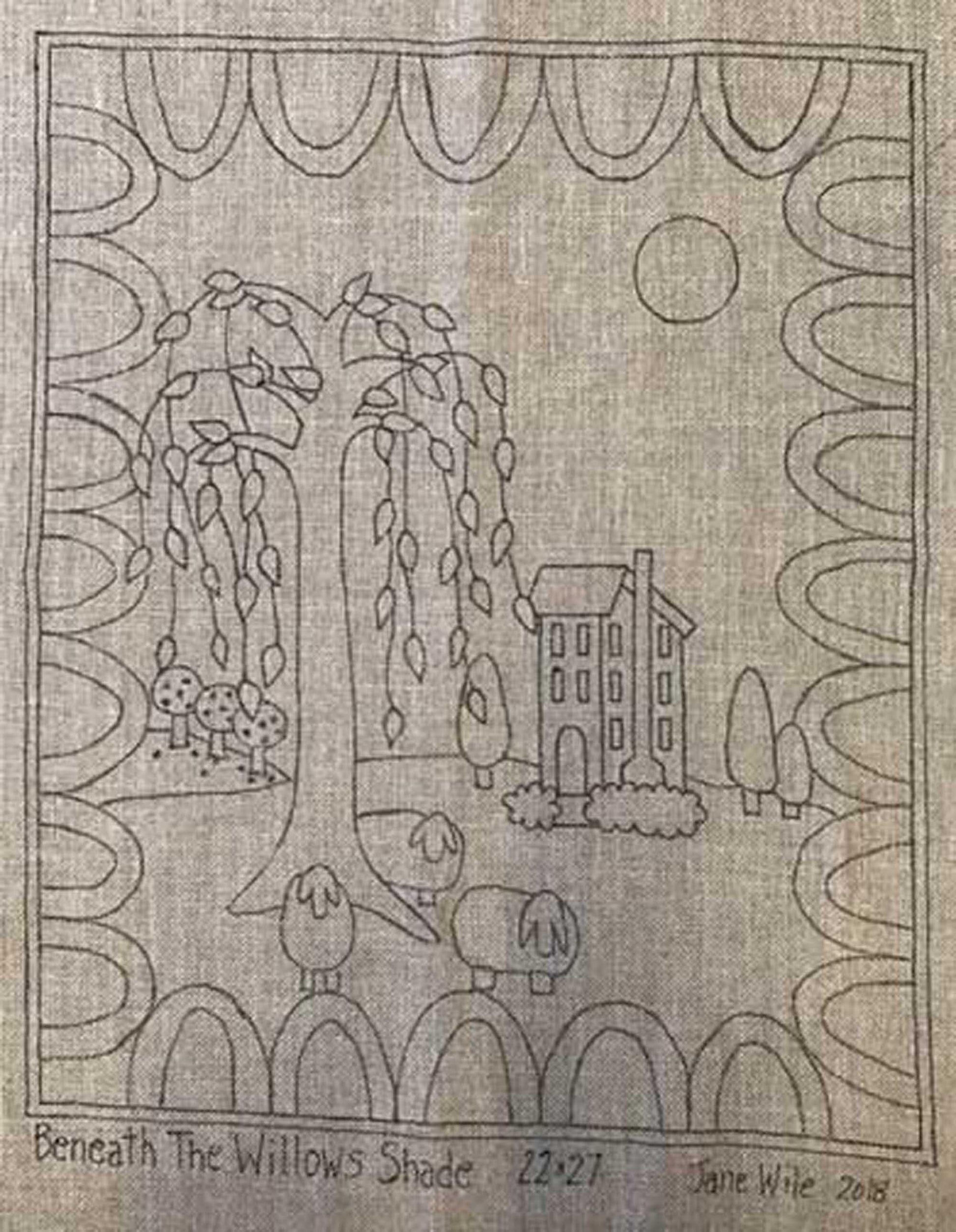 BENEATH the WILLOWS SHADE Pattern - All About Ewe Wool Shop
