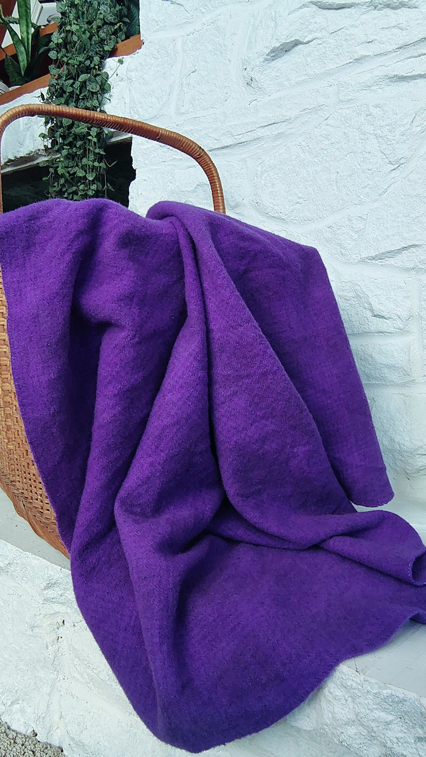 Brilliant Violet Hand Dyed GP Wool