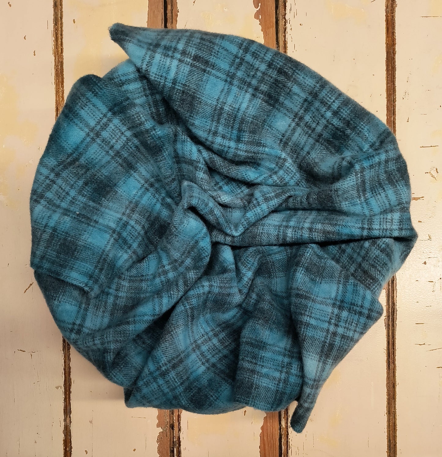 FOREST GREEN Hand Dyed Plaid Wool (Medium) (Wholesale)