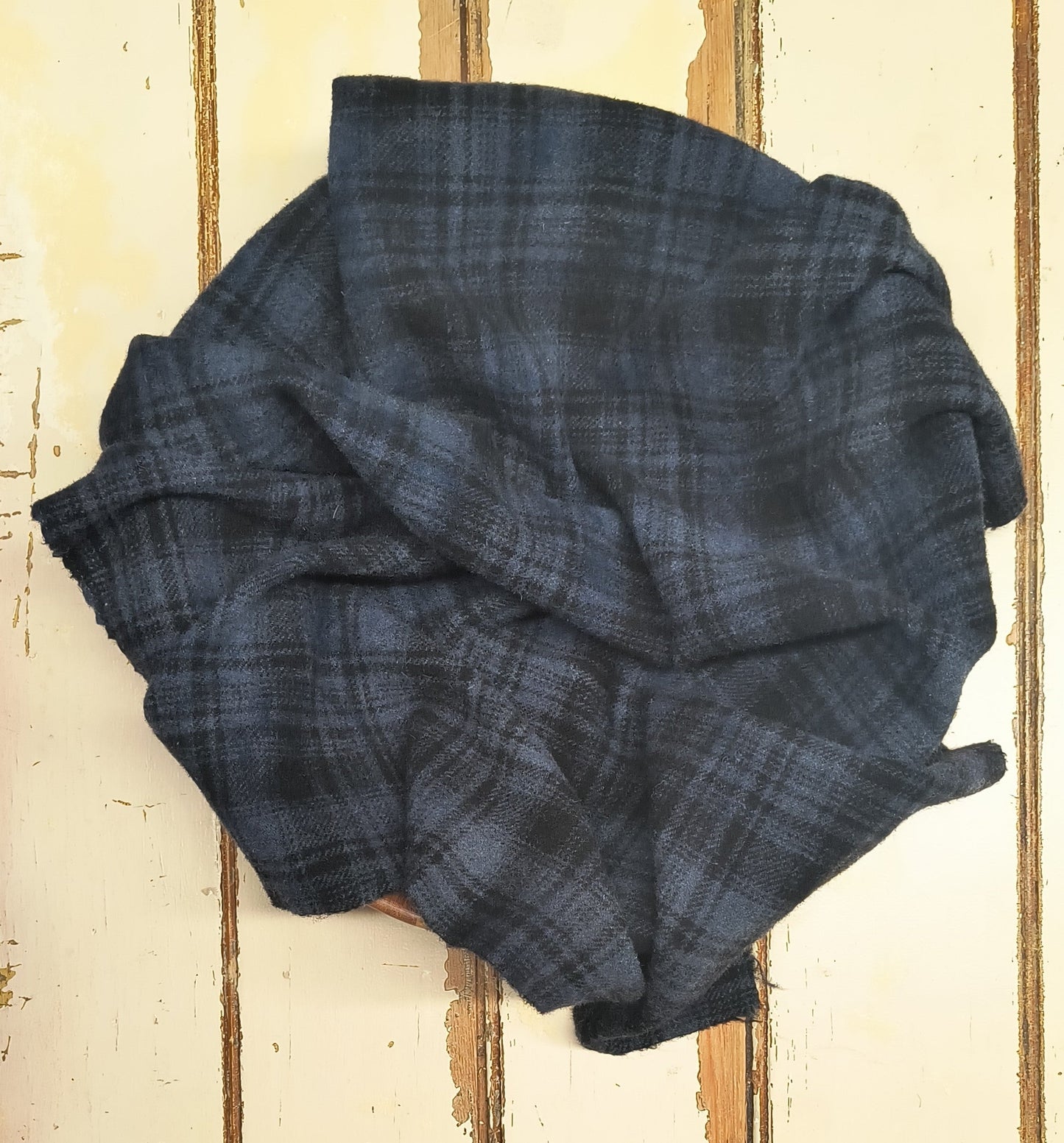 CORNFLOWER Hand Dyed Plaid Wool (Dark) (Wholesale)