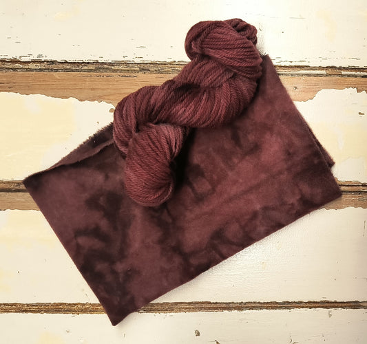 Burnt Sienna Hand Dyed Wool Yarn (Wholesale)