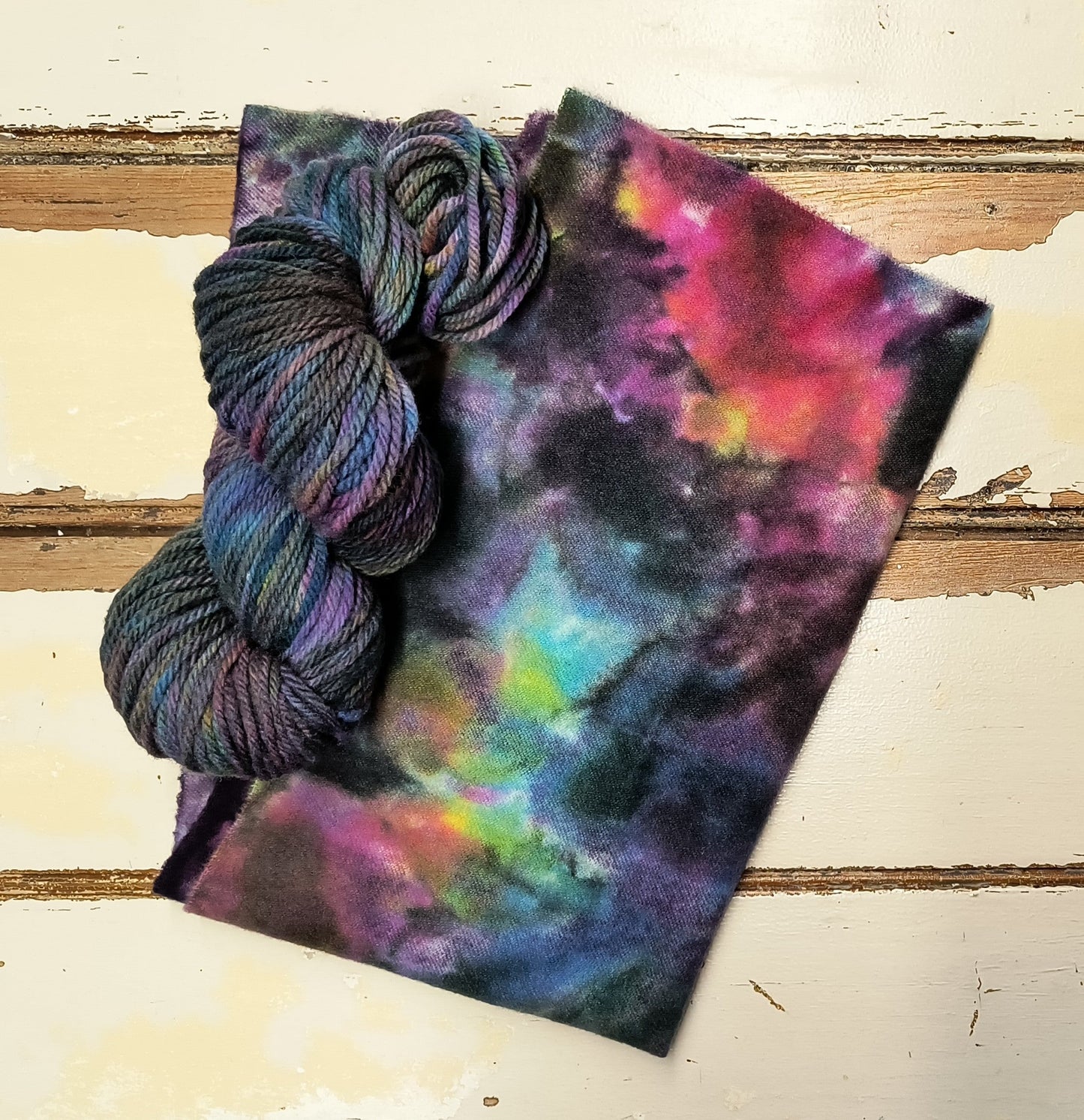 Melted Crayon Hand Dyed Wool Yarn (Wholesale)