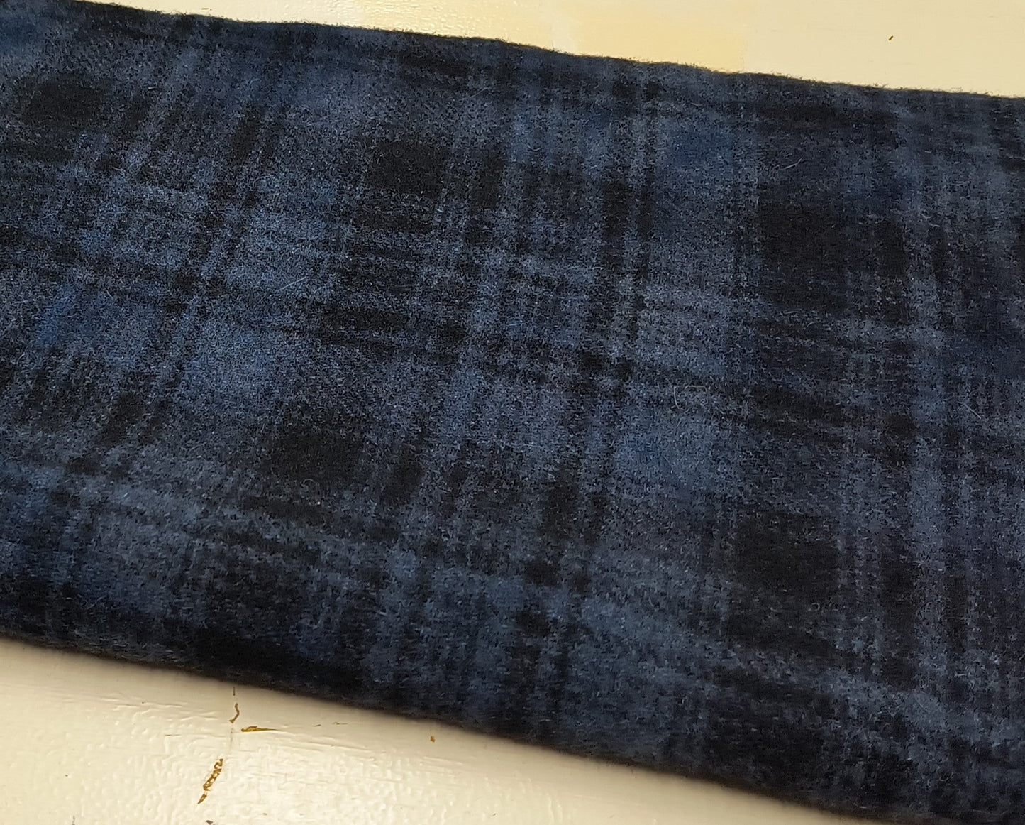 COLONIAL BLUE Hand Dyed Plaid Wool (Dark) (Wholesale)