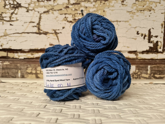 Wedgewood 00 M Hand Dyed Wool Yarn Cake