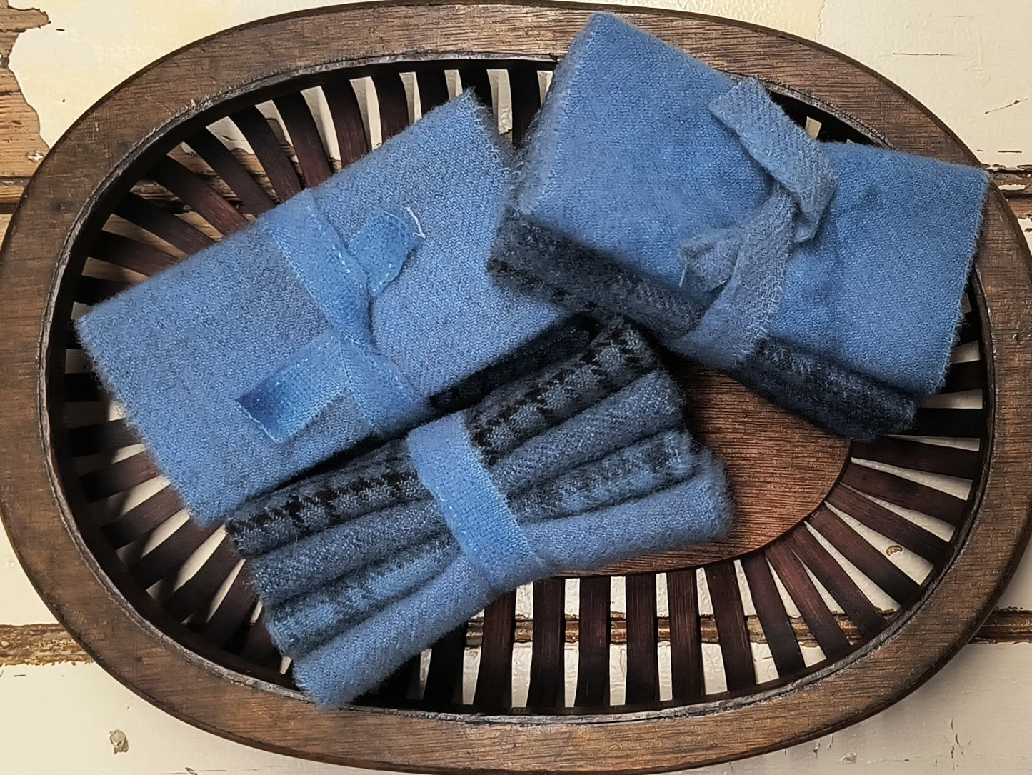 COLONIAL BLUE BUNDLE Hand Dyed Wool