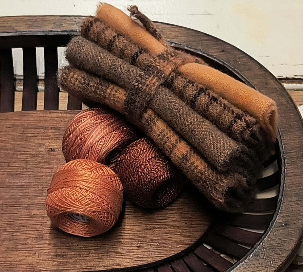 SPICED PUMPKIN BUNDLE Hand Dyed Wool