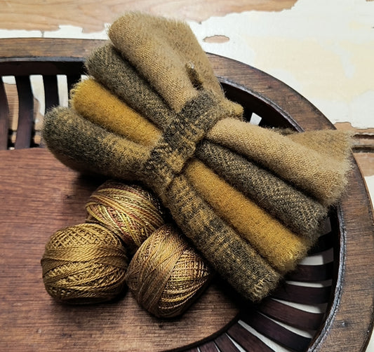 AMBER BUNDLE Hand Dyed Wool