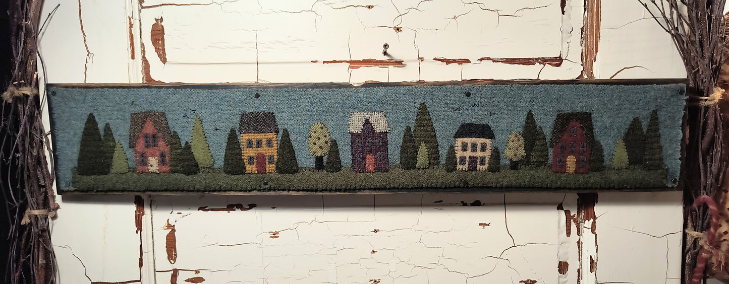 The Village Board Runner Paper Pattern