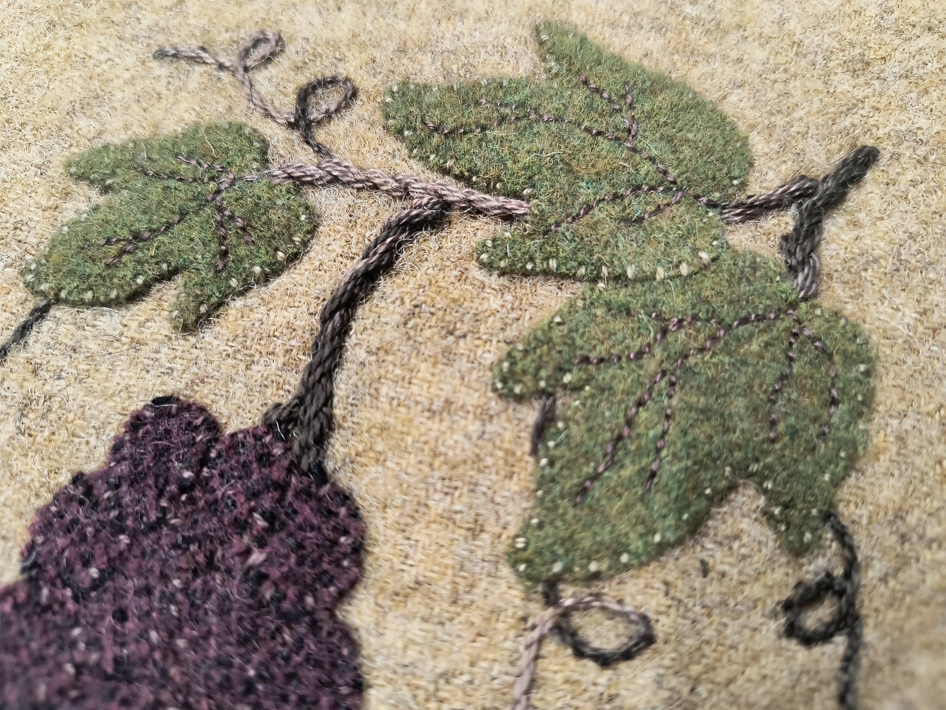 The Vineyard Digital Download - Block 9 of French Country Farm - All About Ewe Wool Shop