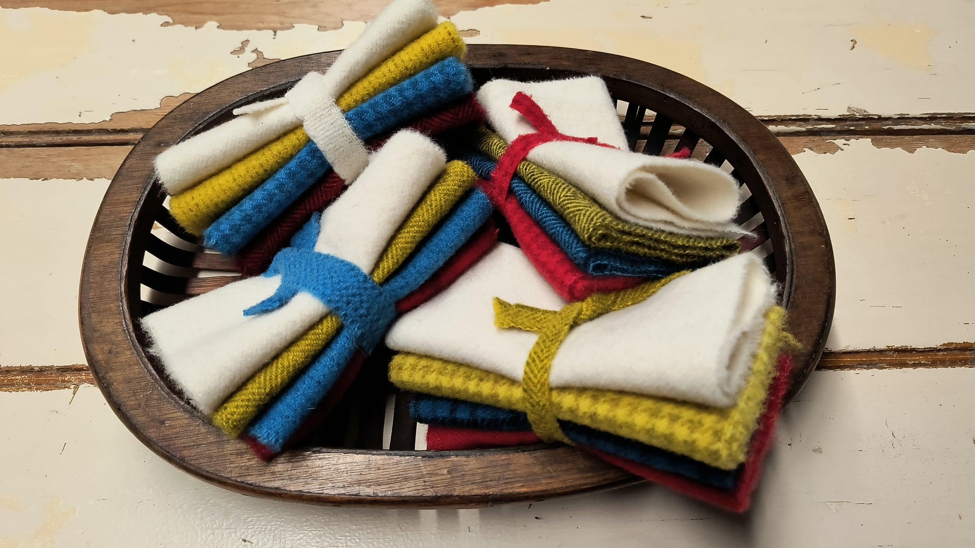 PATRIOTIC BUNDLE Hand Dyed Wool - All About Ewe Wool Shop