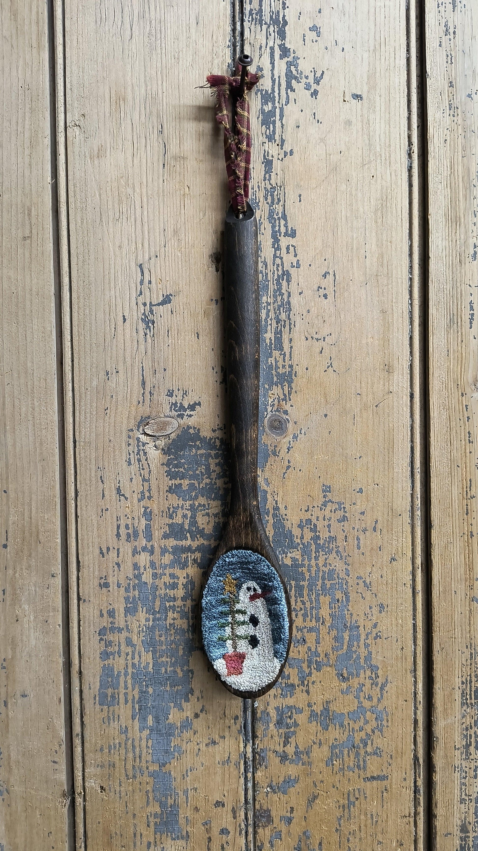 SNOWMAN SPOONER Kit - All About Ewe Wool Shop