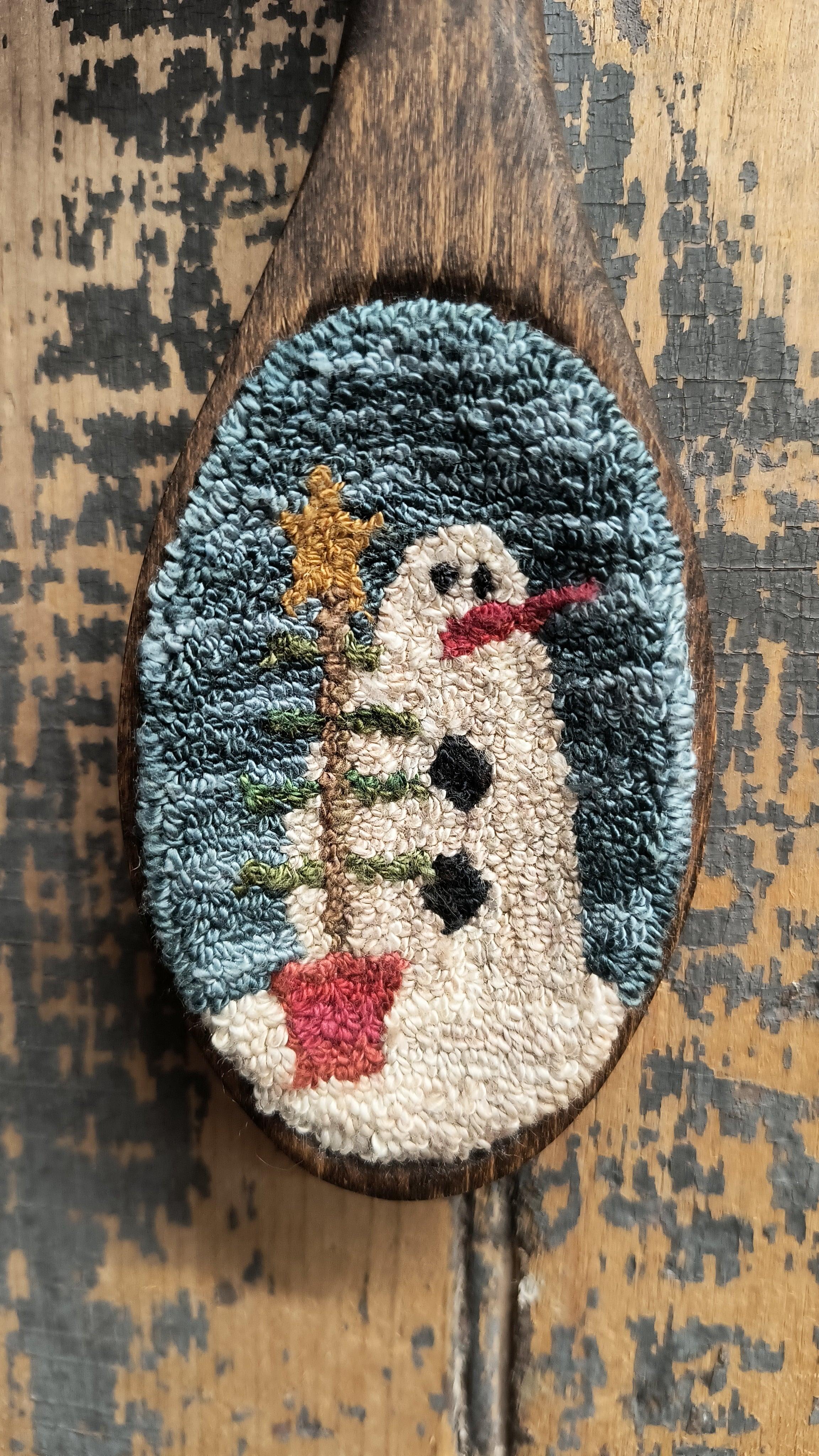 SNOWMAN SPOONER Kit - All About Ewe Wool Shop