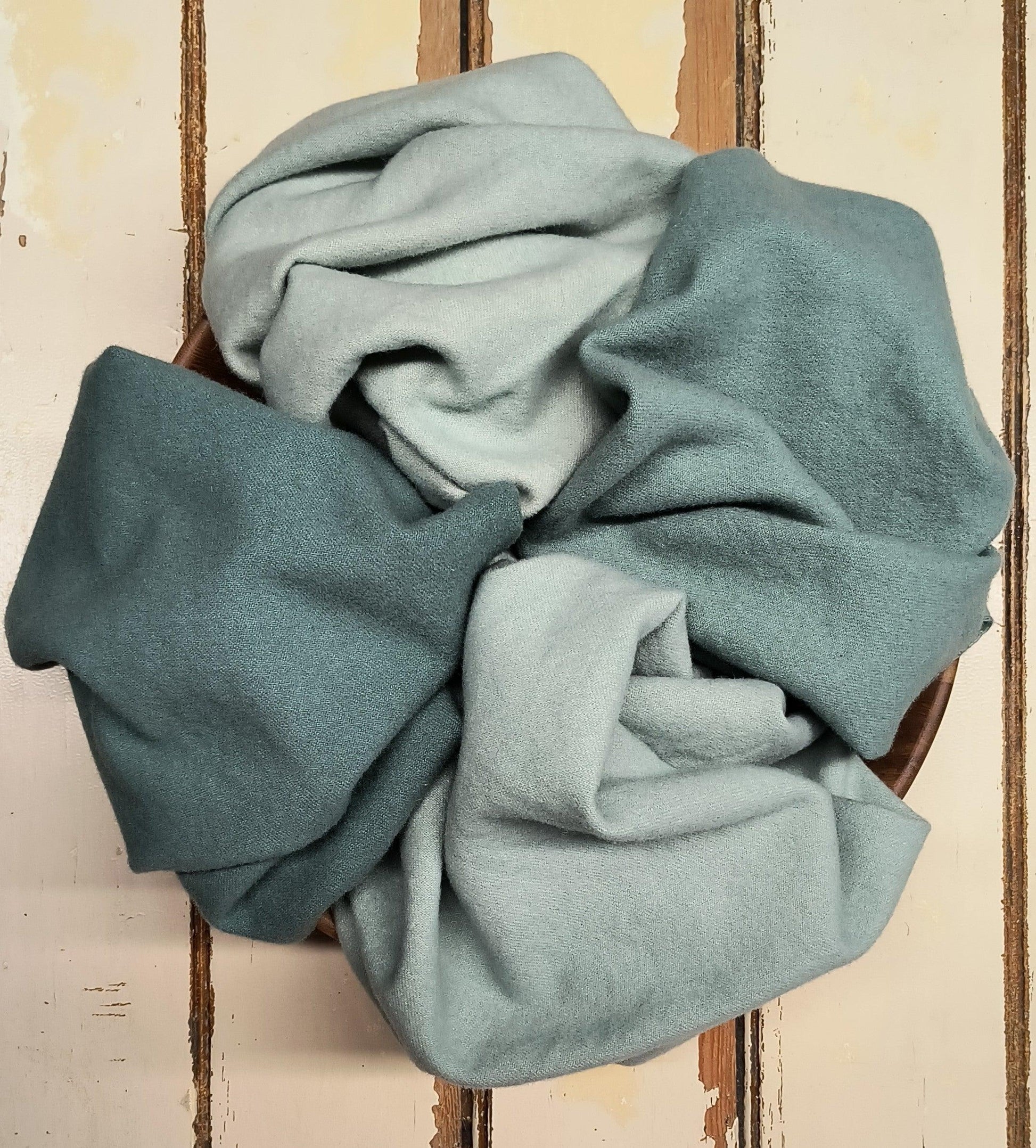COUNTRY GREEN VALUES | Set of 4 Hand Dyed Wool - All About Ewe Wool Shop