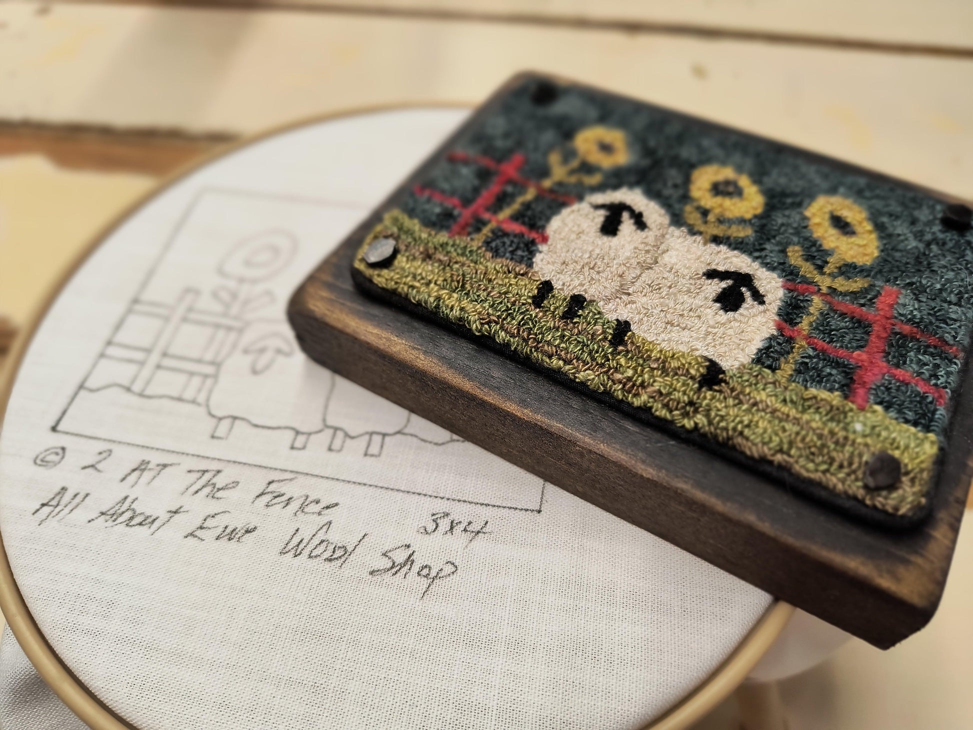 2 At The Fence Pattern - All About Ewe Wool Shop