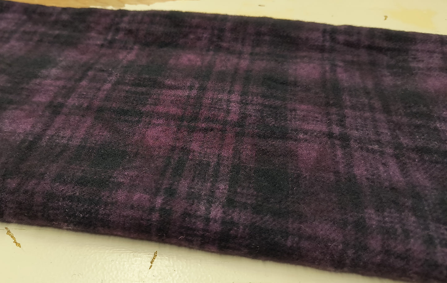 SANGRIA 01 M Hand Dyed Plaid Wool (Dark)