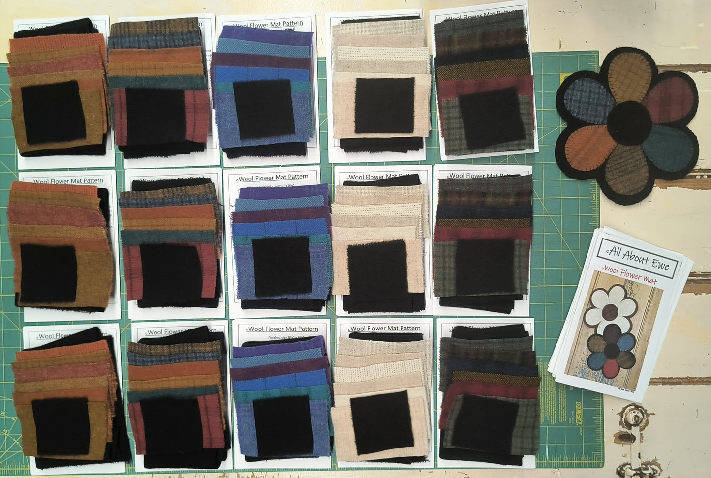 WOOL FLOWER MAT Kit
