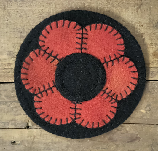 Little Flower Mat - Completed Piece