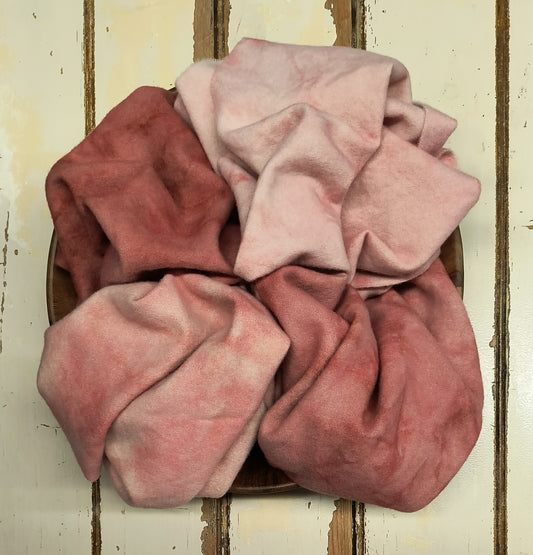 TERRA COTTA VALUES M | Set of 4 Hand Dyed Wool