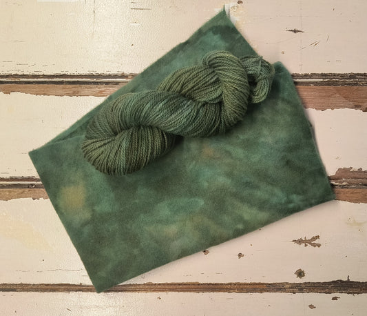 Great Green Hand Dyed Wool Yarn