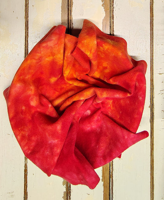 Zesty Zinnia Hand Dyed Wool