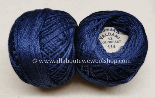 114 #12 Valdani Pearl/Perle Cotton Thread - All About Ewe Wool Shop