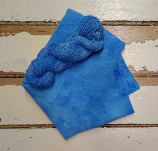 Sky Blue 01 M Hand Dyed Wool Yarn (Wholesale)