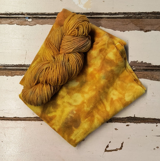 Golden Sunflower Hand Dyed Wool Yarn (Wholesale)