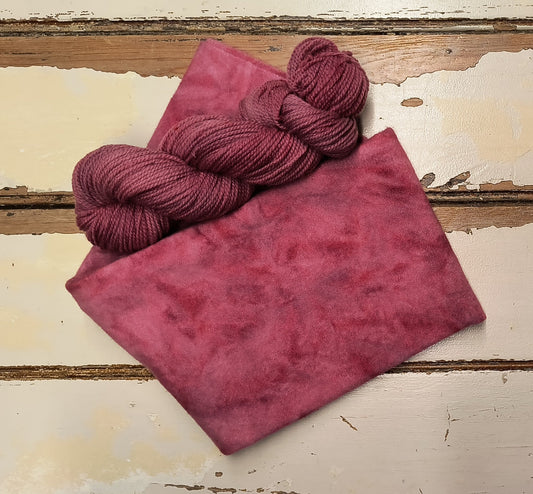 Wine Rose 01 M Hand Dyed Wool Yarn (Wholesale)