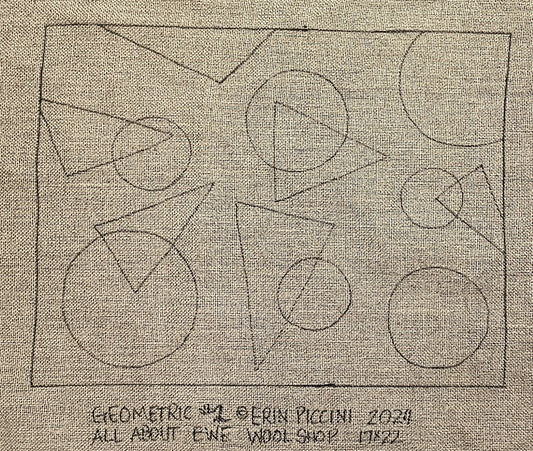a piece of cloth with a drawing on it