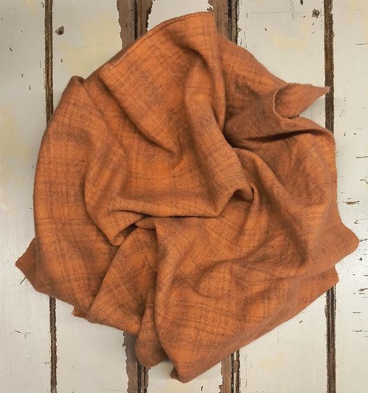 Spiced Pumpkin Hand Dyed Plaid Wool (Light) (Wholesale)