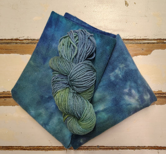 Deep Sea Hand Dyed Wool Yarn (Wholesale)