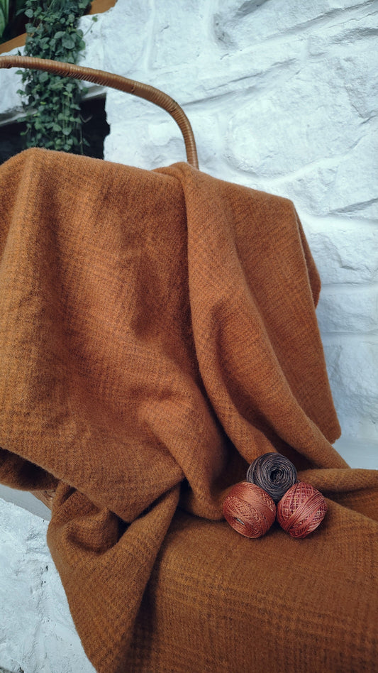Bright Orange Hand Dyed GnP Wool