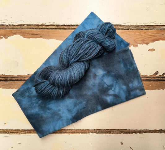 Aqua Blue Hand Dyed Wool Yarn (Wholesale)