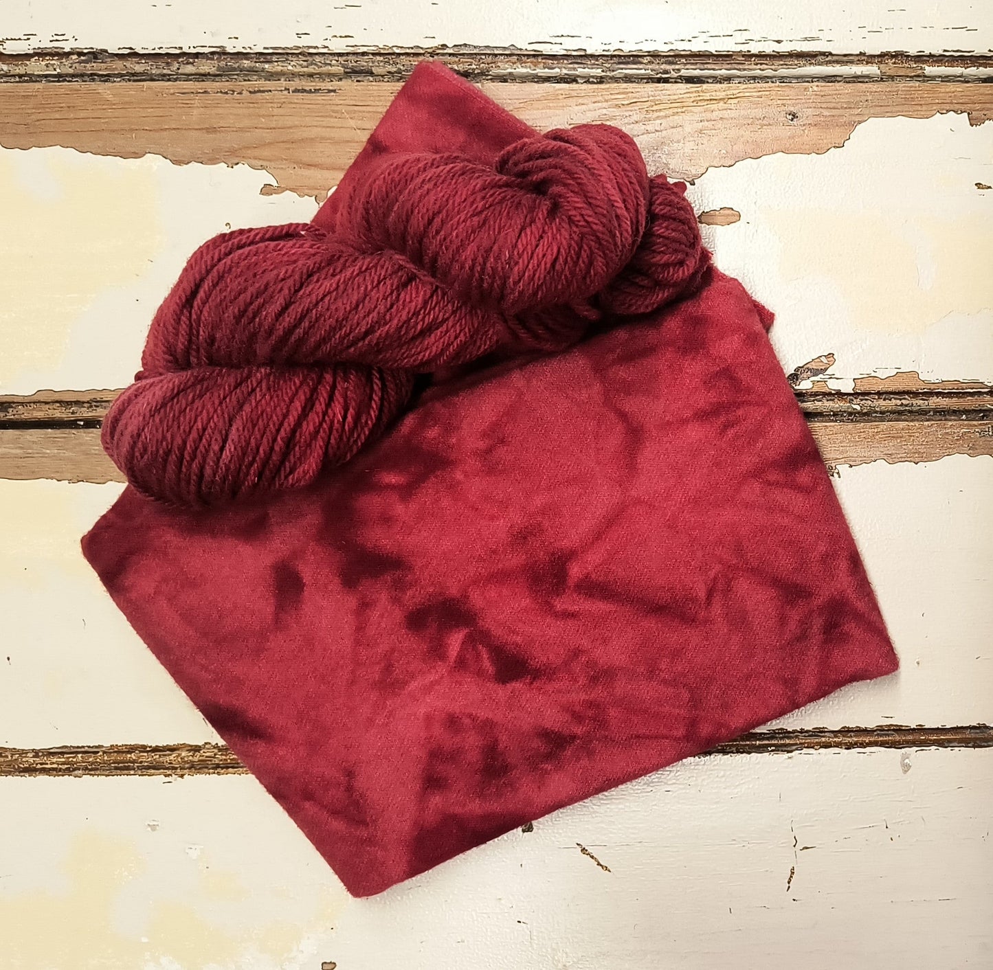 Poinsettia Hand Dyed Wool Yarn (Wholesale)