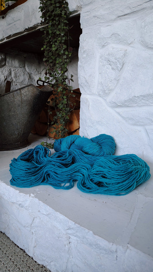 CM ( Turquoise) | Hand Dyed Wool Yarn (Wholesale)