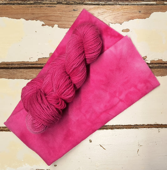 Magenta 01 M Hand Dyed Wool Yarn (Wholesale)