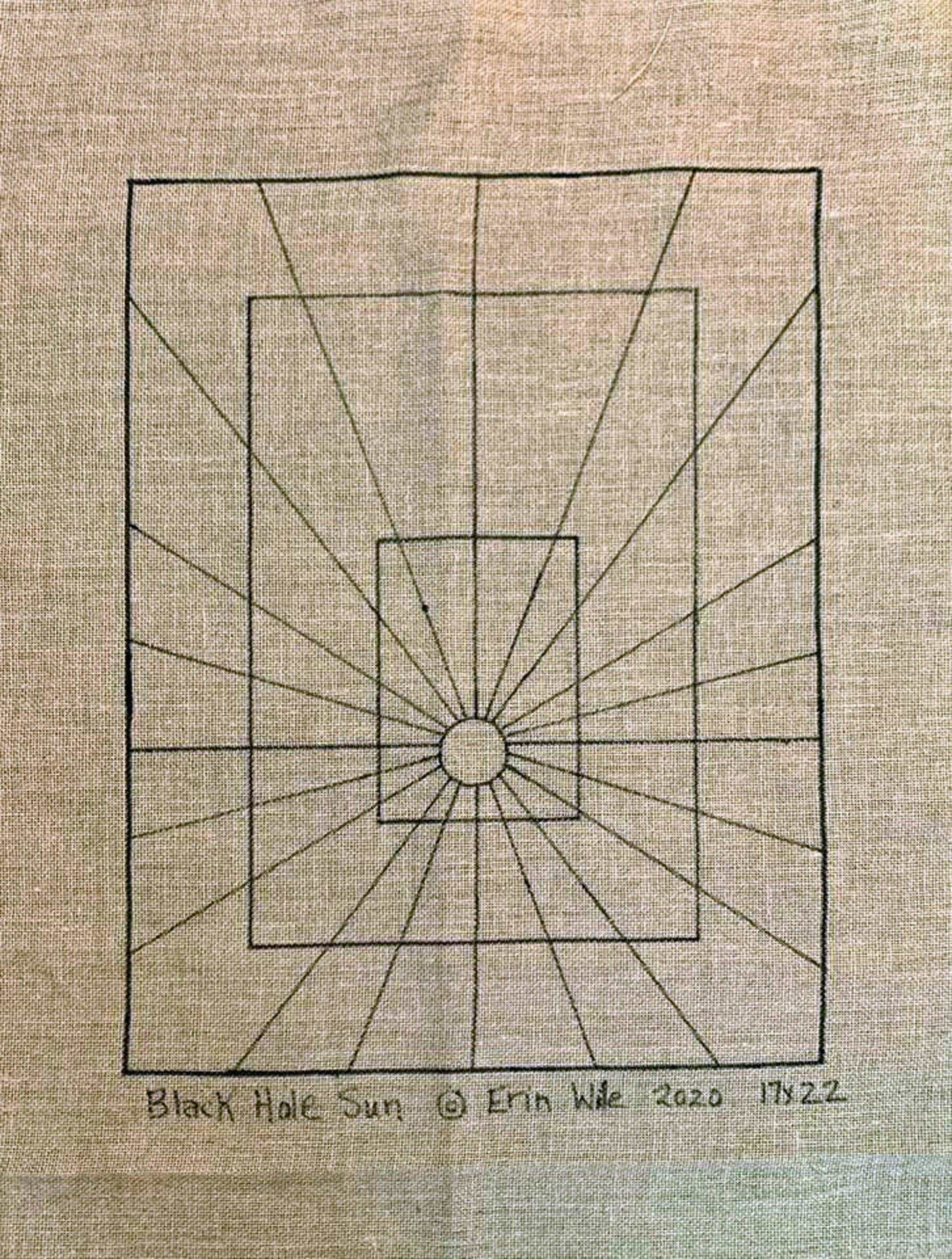 BLACK HOLE SUN Pattern - All About Ewe Wool Shop