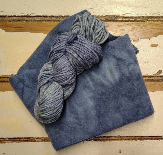 Slate 01 M Hand Dyed Wool Yarn (Wholesale)