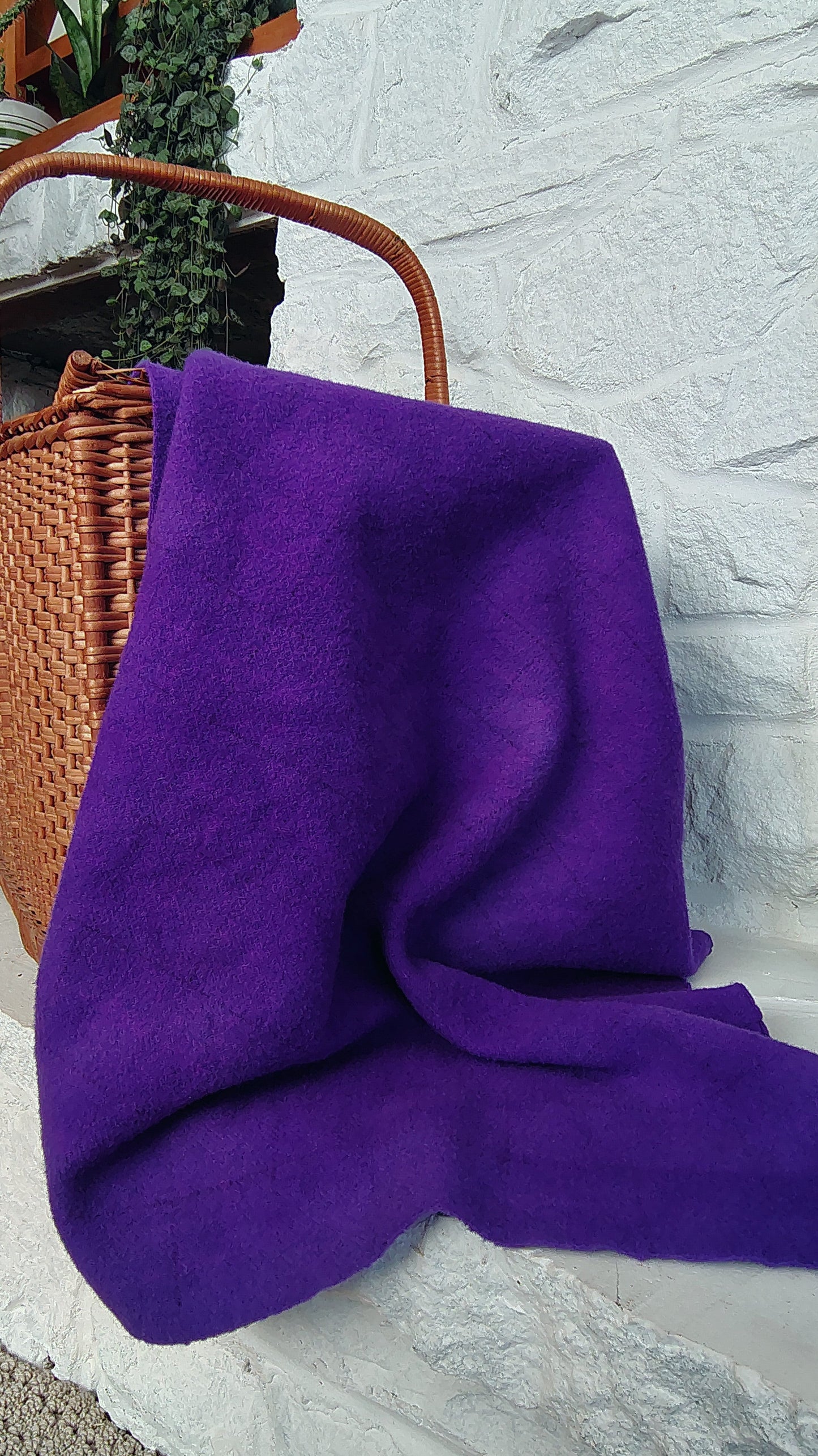 Brilliant Violet Hand Dyed BP Wool