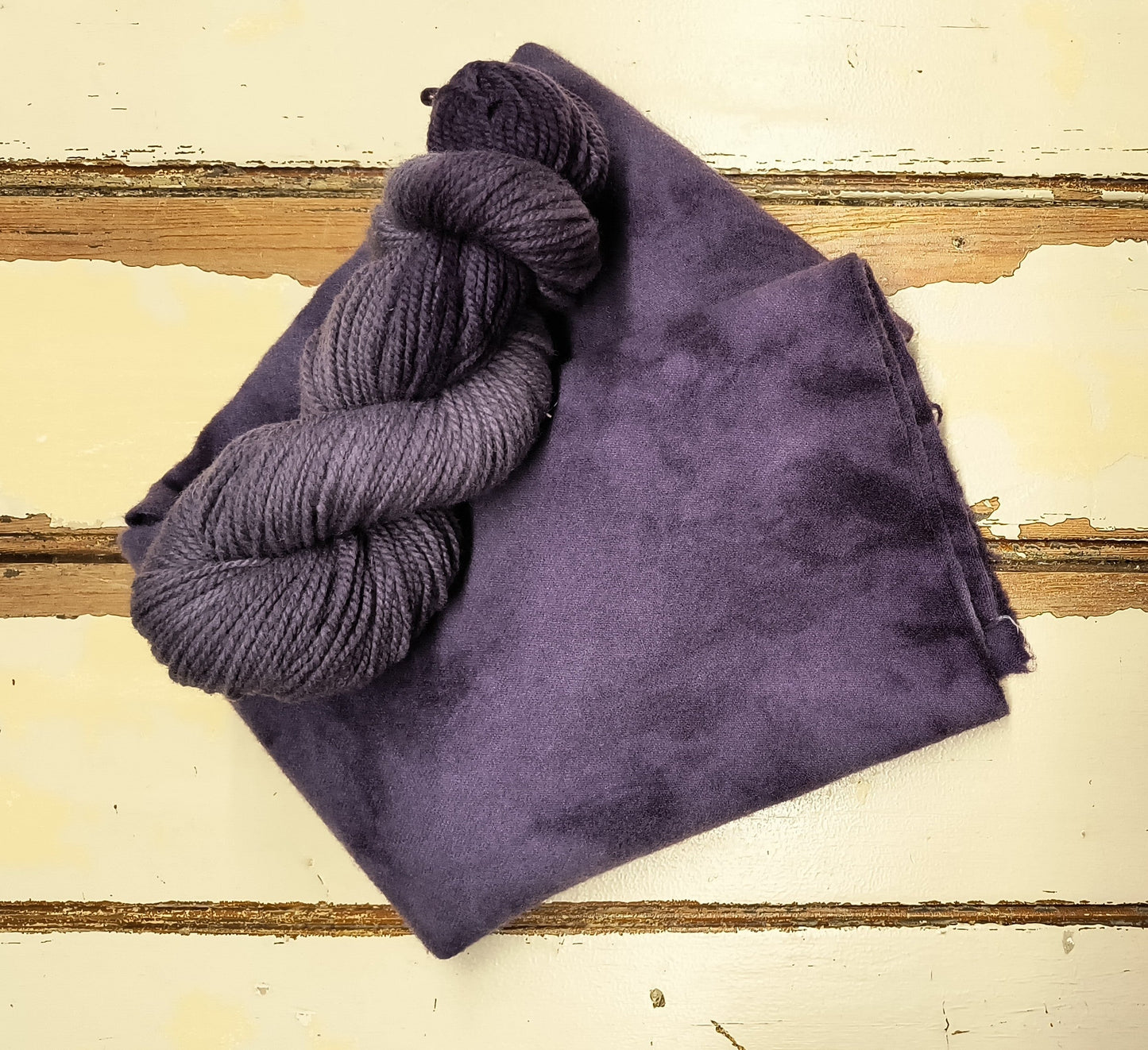 Eggplant Hand Dyed Wool Yarn (Wholesale)