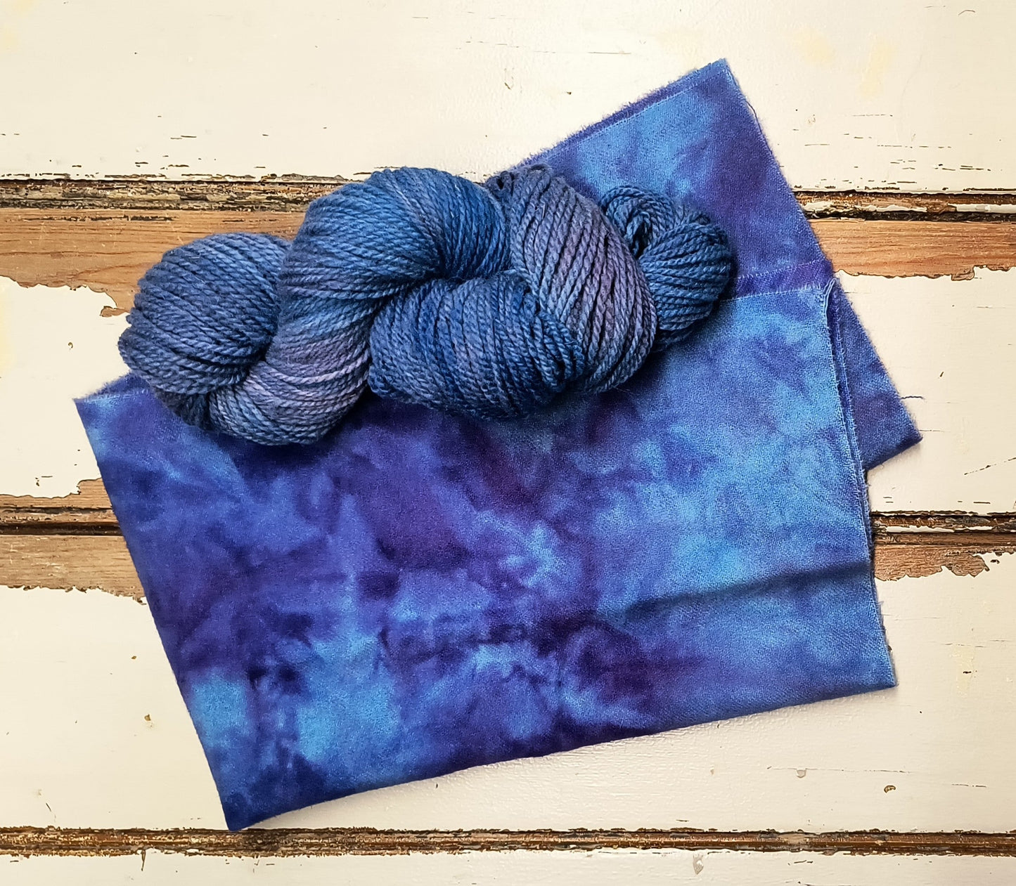 Blue Lupin Hand Dyed Wool Yarn (Wholesale)