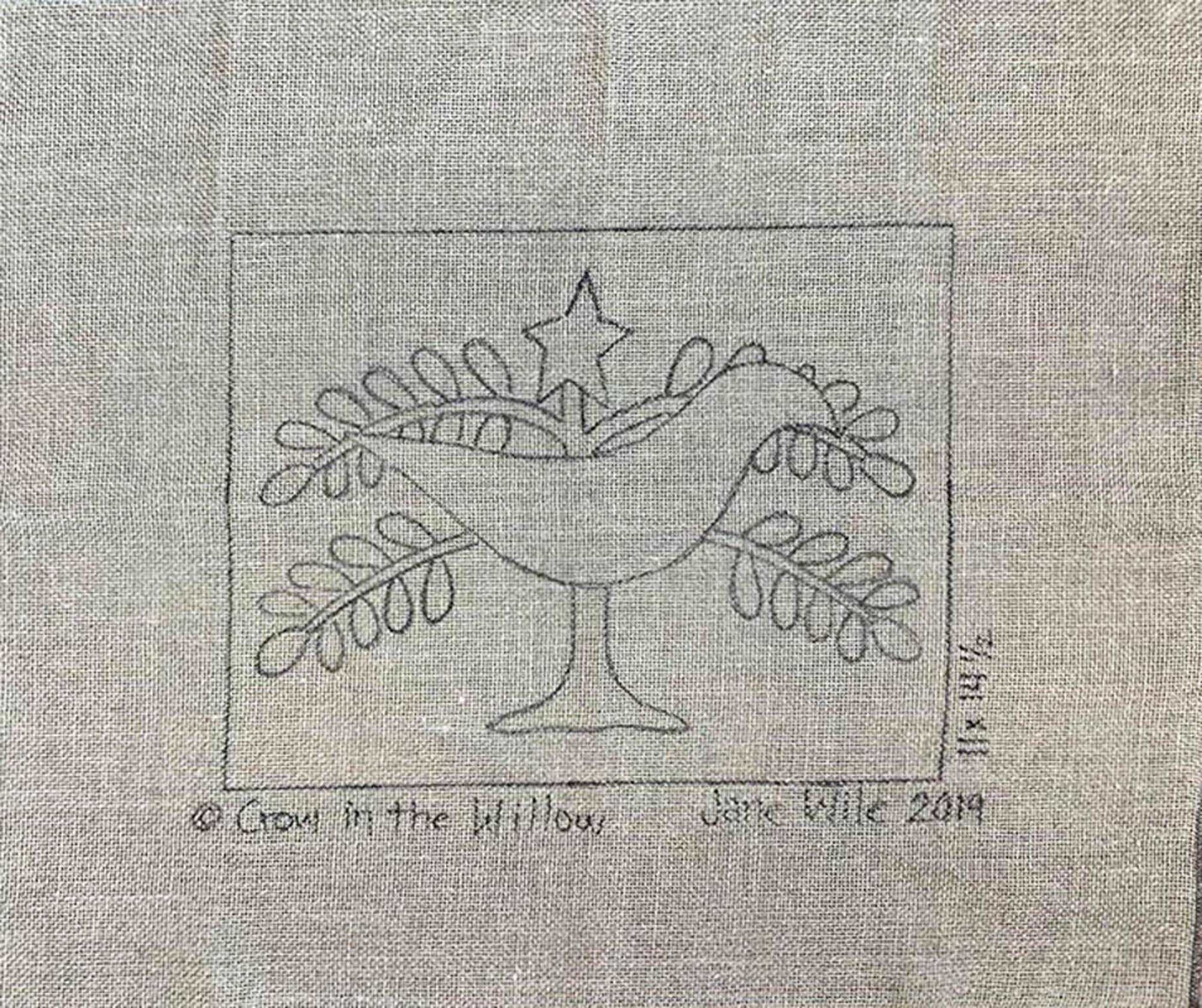 CROW in the WILLOW Pattern - All About Ewe Wool Shop