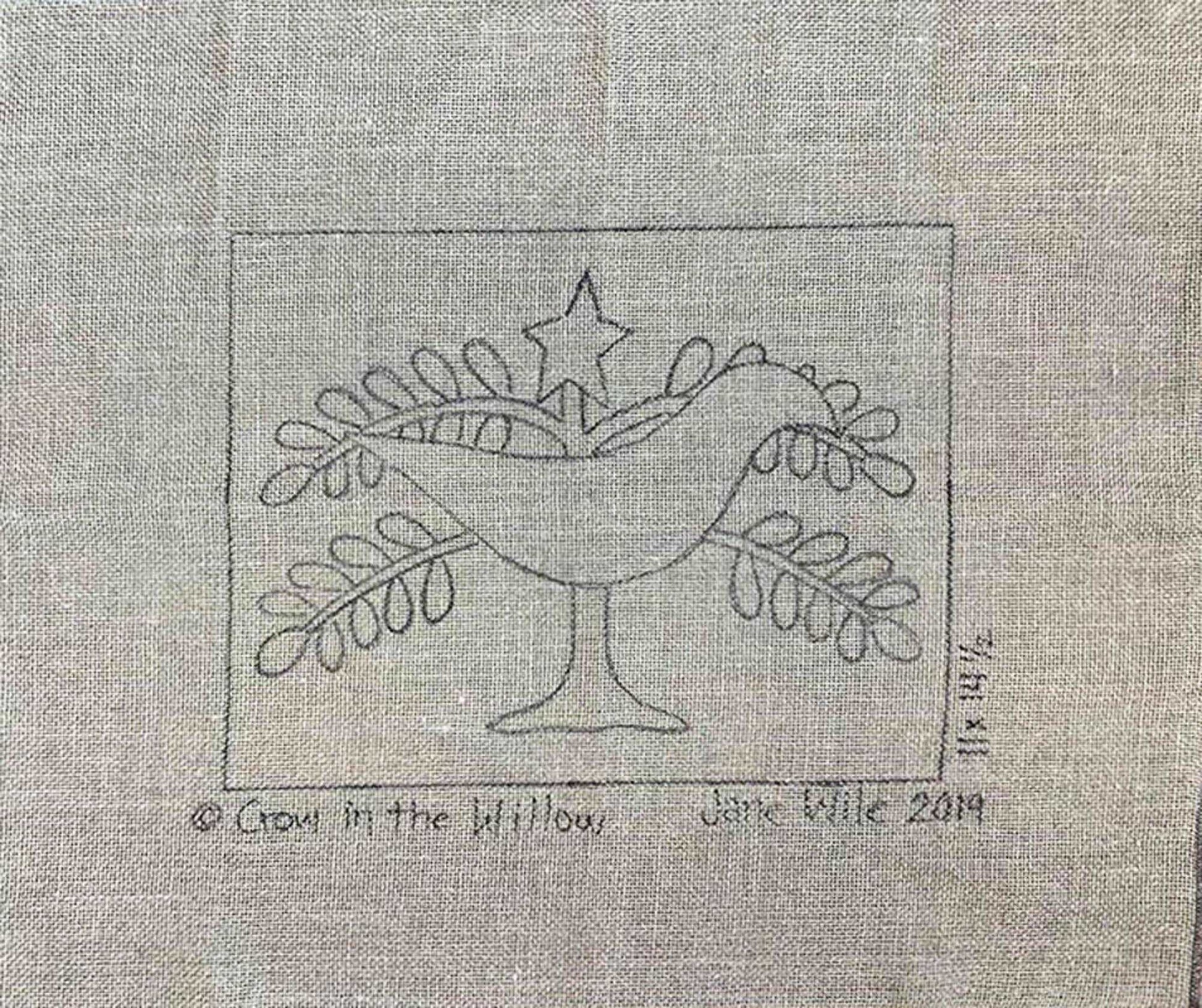 CROW in the WILLOW Pattern - All About Ewe Wool Shop