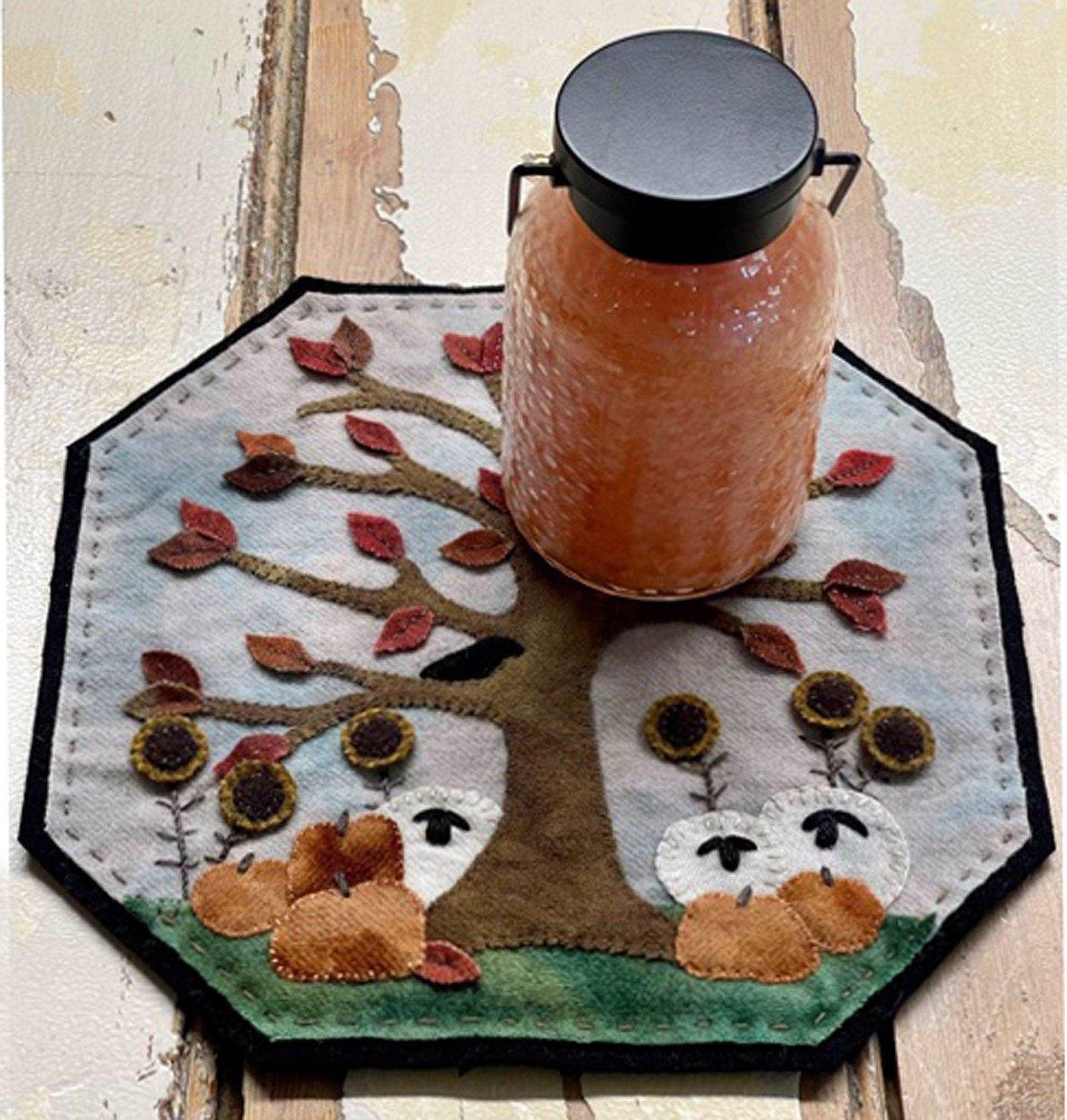 Fall'n Leaves Mat Kit - All About Ewe Wool Shop
