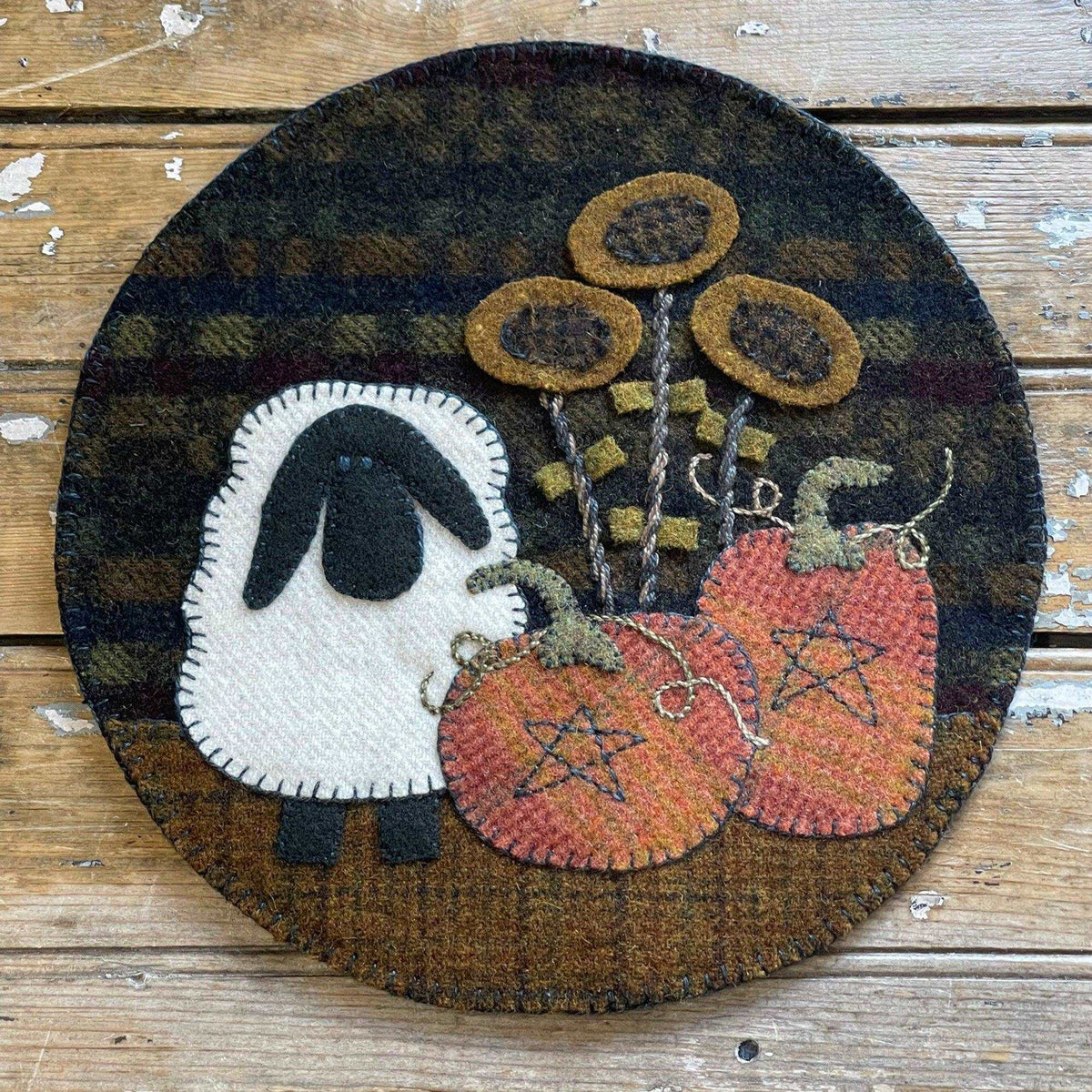 Ewe Pattern Fall For Ewe Mat Paper Pattern – All About Ewe Wool Shop
