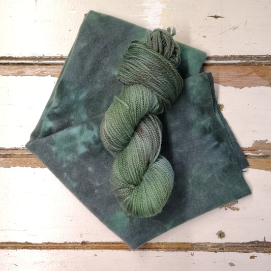Kale Hand Dyed Wool Yarn